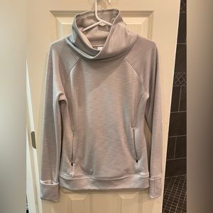 GapFit Gap Fit Fleece Orbital Mock Turtleneck Sweatshirt   Size Small